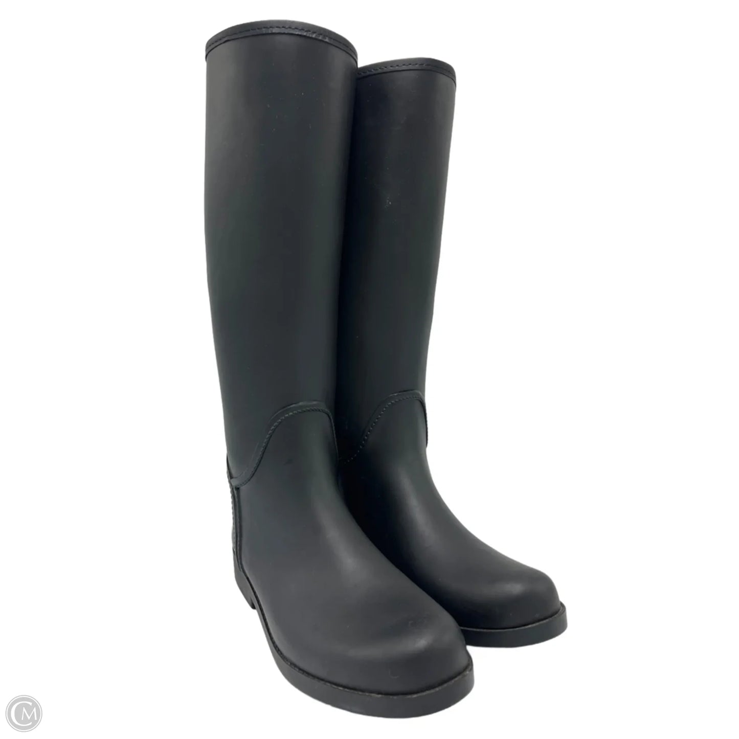 Coach Tristee Designer Rainboot In Black, Size: 9
