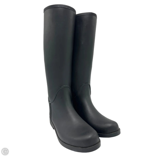 Coach Tristee Designer Rainboot In Black, Size: 9