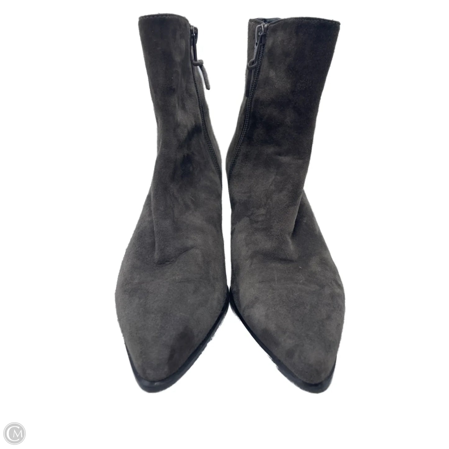 Boots Designer By Stuart Weitzman In Brown, Size: 6.5
