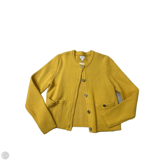 New! Sweater Cardigan By J. Crew In Yellow, Size: M