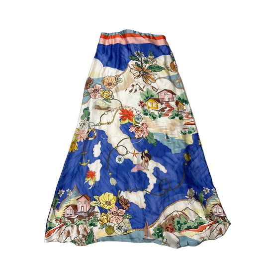 Dress Casual Maxi By Antonio Melani In Nautical Print, Size: M