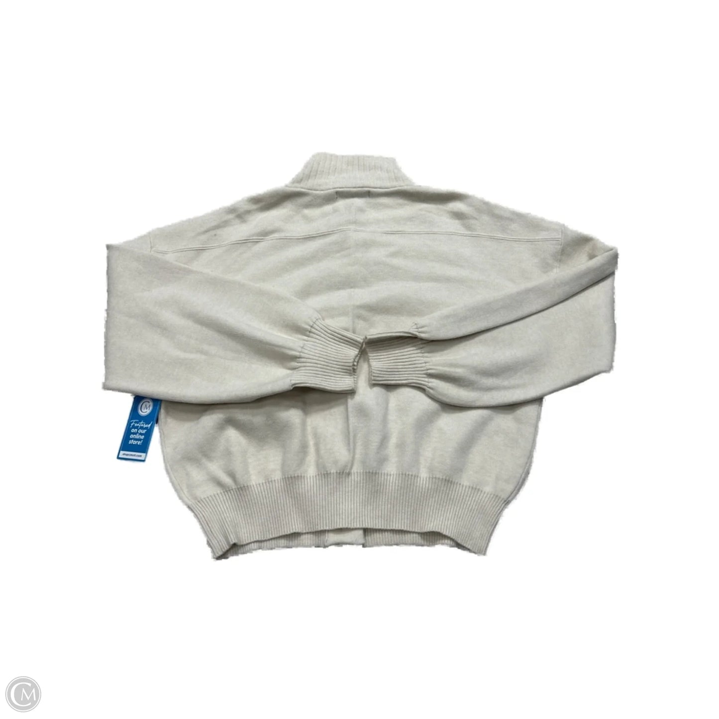 Cardigan By Tahari In Cream, Size: Xl