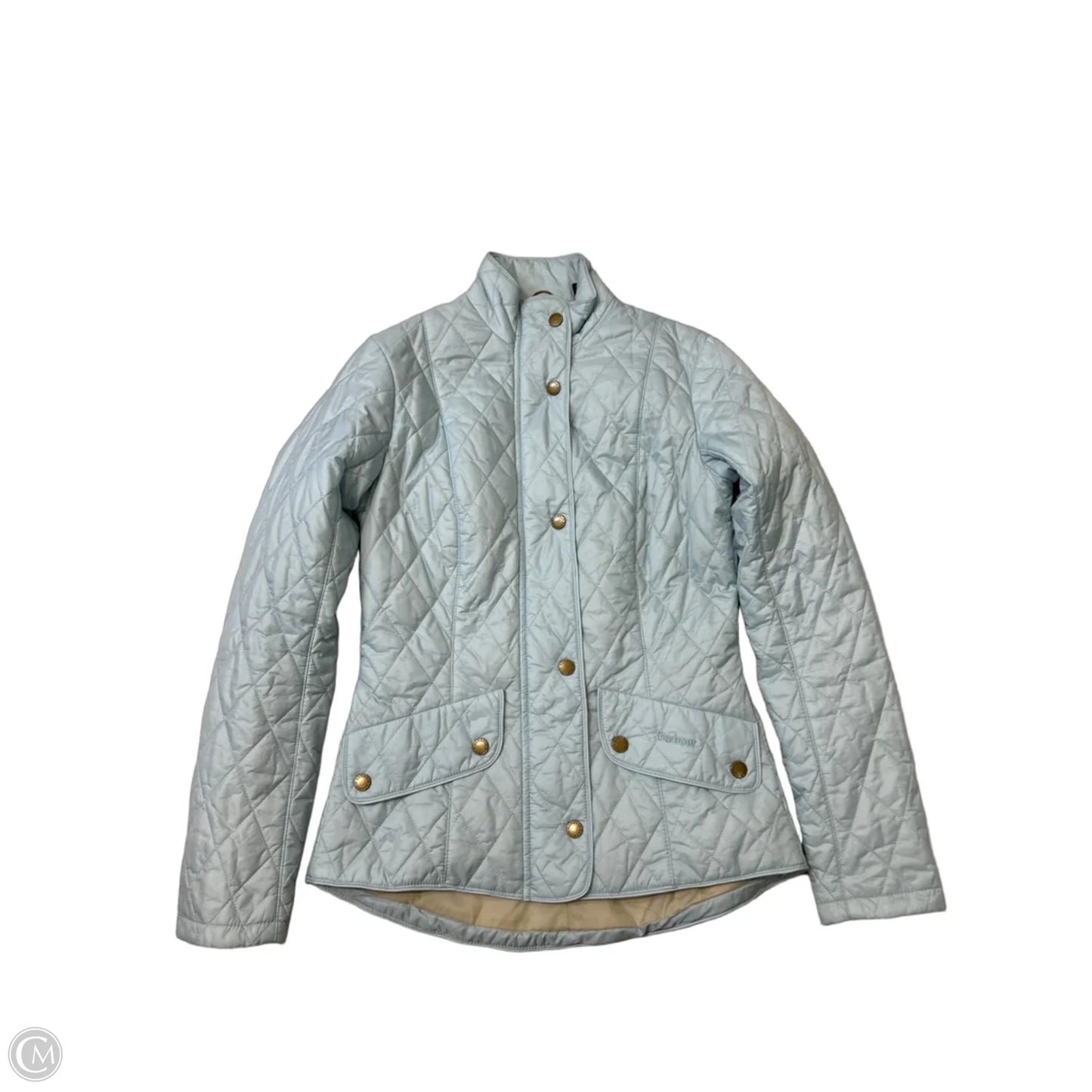 Jacket Puffer & Quilted By Barbour In Blue, Size: S