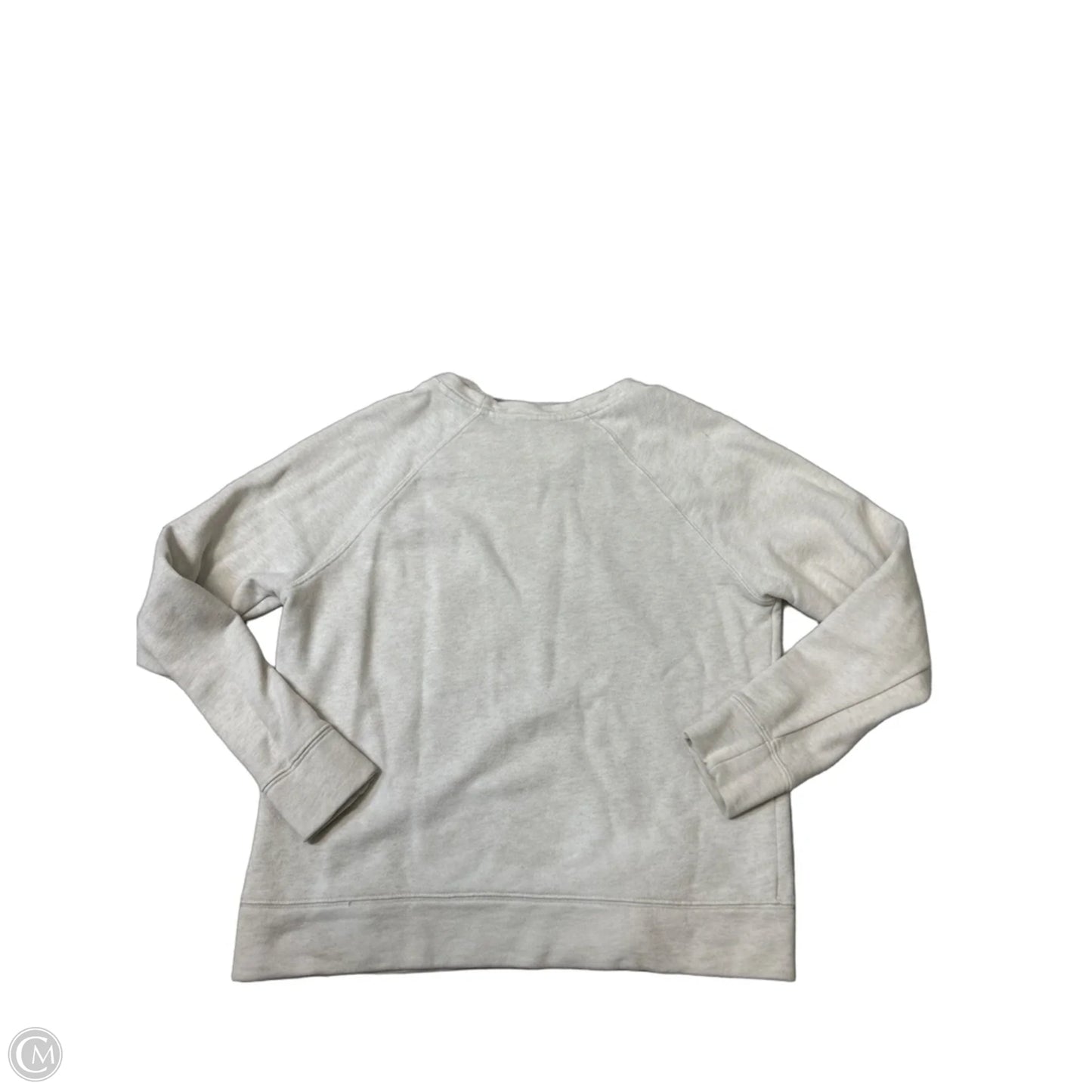 Athletic Sweatshirt Crewneck By Athleta In Beige, Size: M