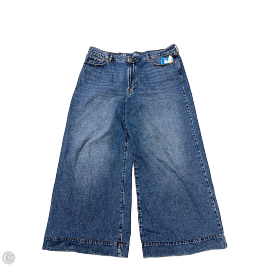 Jeans Wide Leg By Ana In Blue Denim, Size: 20