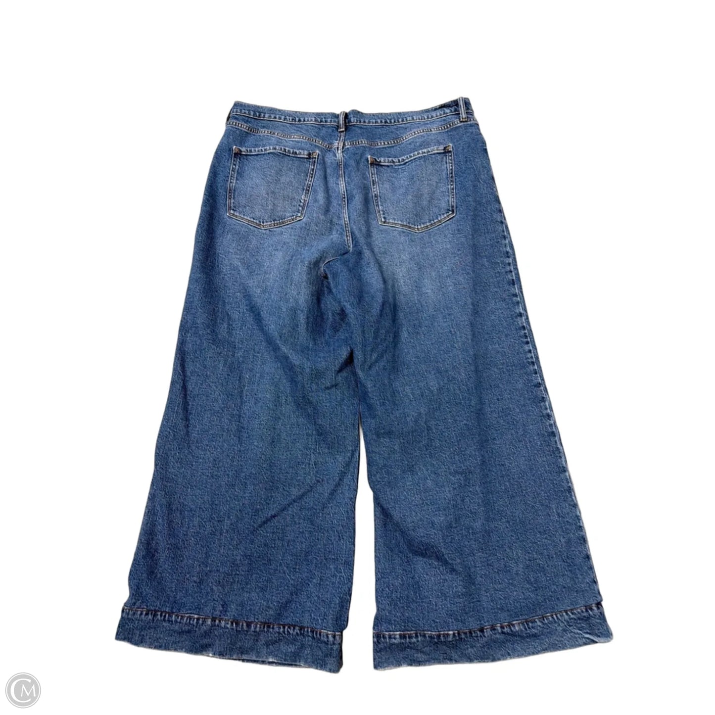 Jeans Wide Leg By Ana In Blue Denim, Size: 20