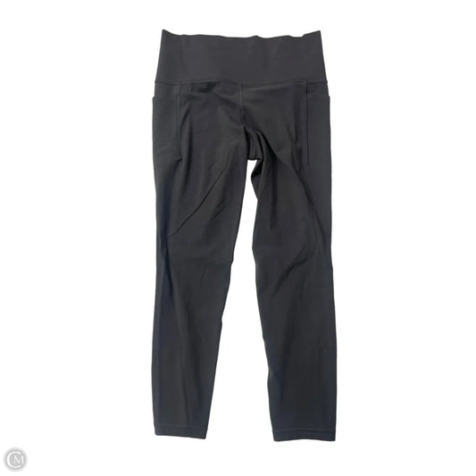 Athletic Leggings By Athleta In Grey, Size: M