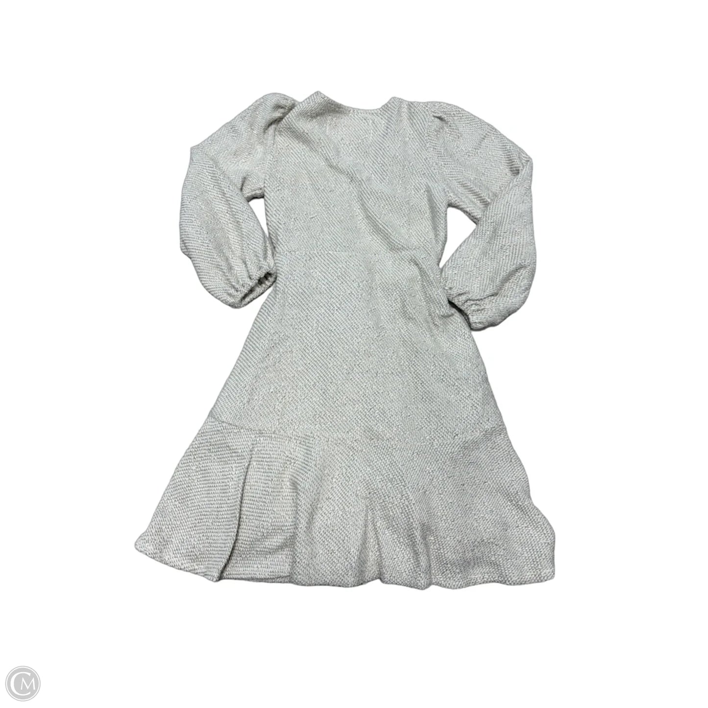 Dress Casual Short By Anthropologie In Grey & White, Size: Sp