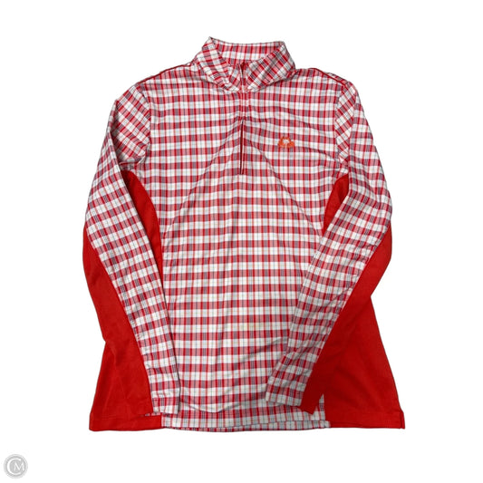 Top Long Sleeve By Peter Millar In Multi-colored, Size: M