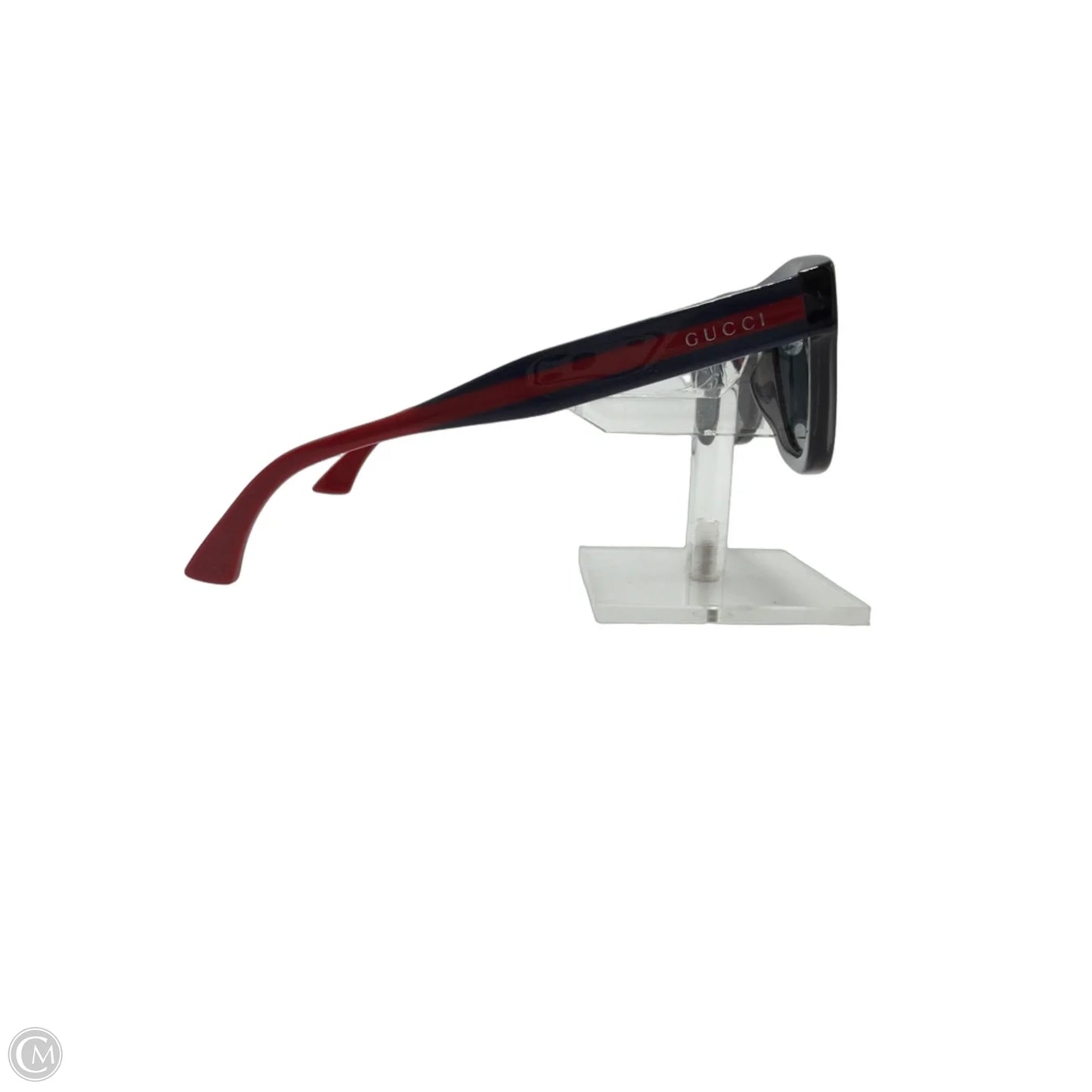 Gucci Transparent Grey Rectangular Luxury Sunglasses
