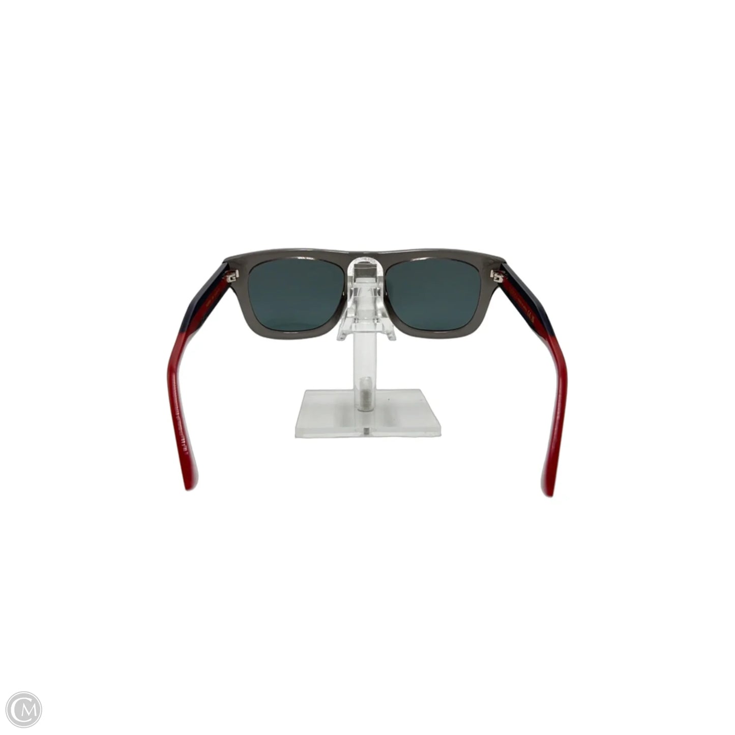 Gucci Transparent Grey Rectangular Luxury Sunglasses