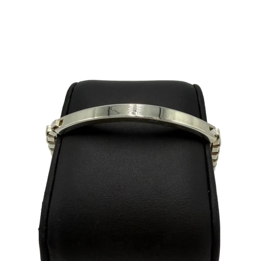 Tiffany And Company Venetian Link ID 925 Silver Luxury Bracelet, Size M (7.5")
