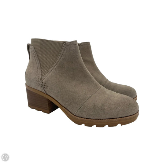 Boots Designer By Sorel In Taupe, Size: 7.5