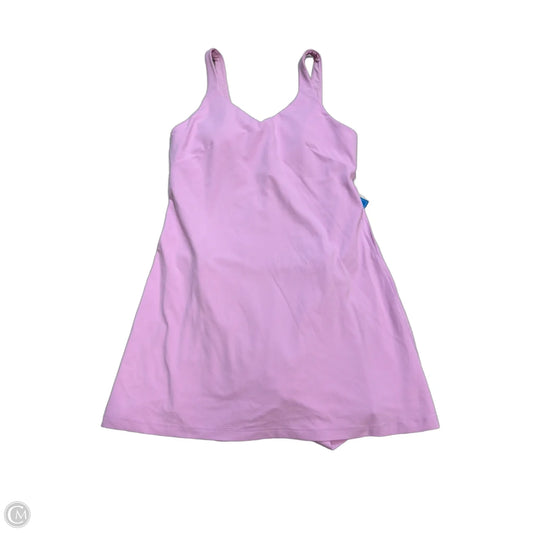 Athletic Dress By Lululemon In Pink, Size: L