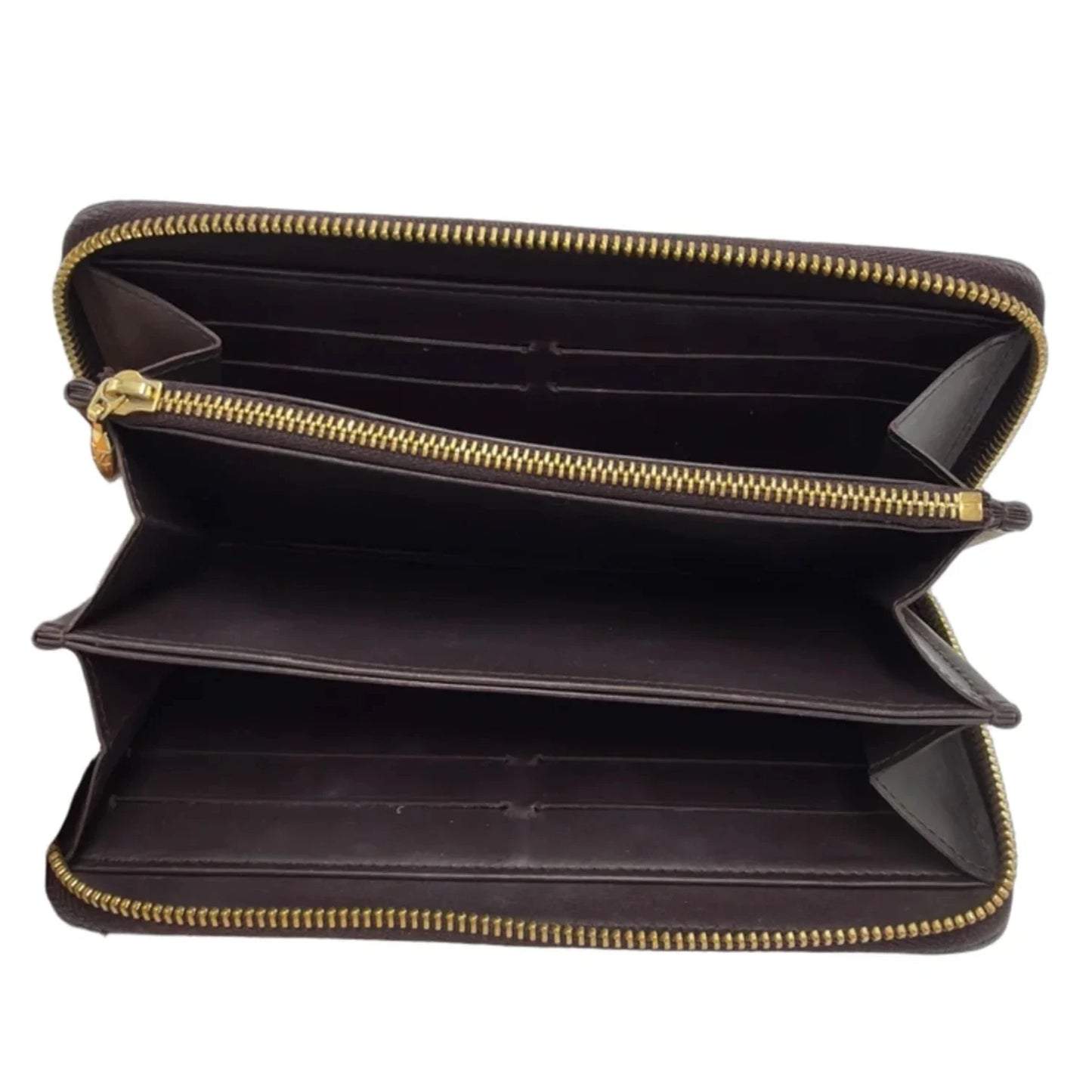 Louis Vuitton Zippy Vernis Patent Leather Luxury Wallet
