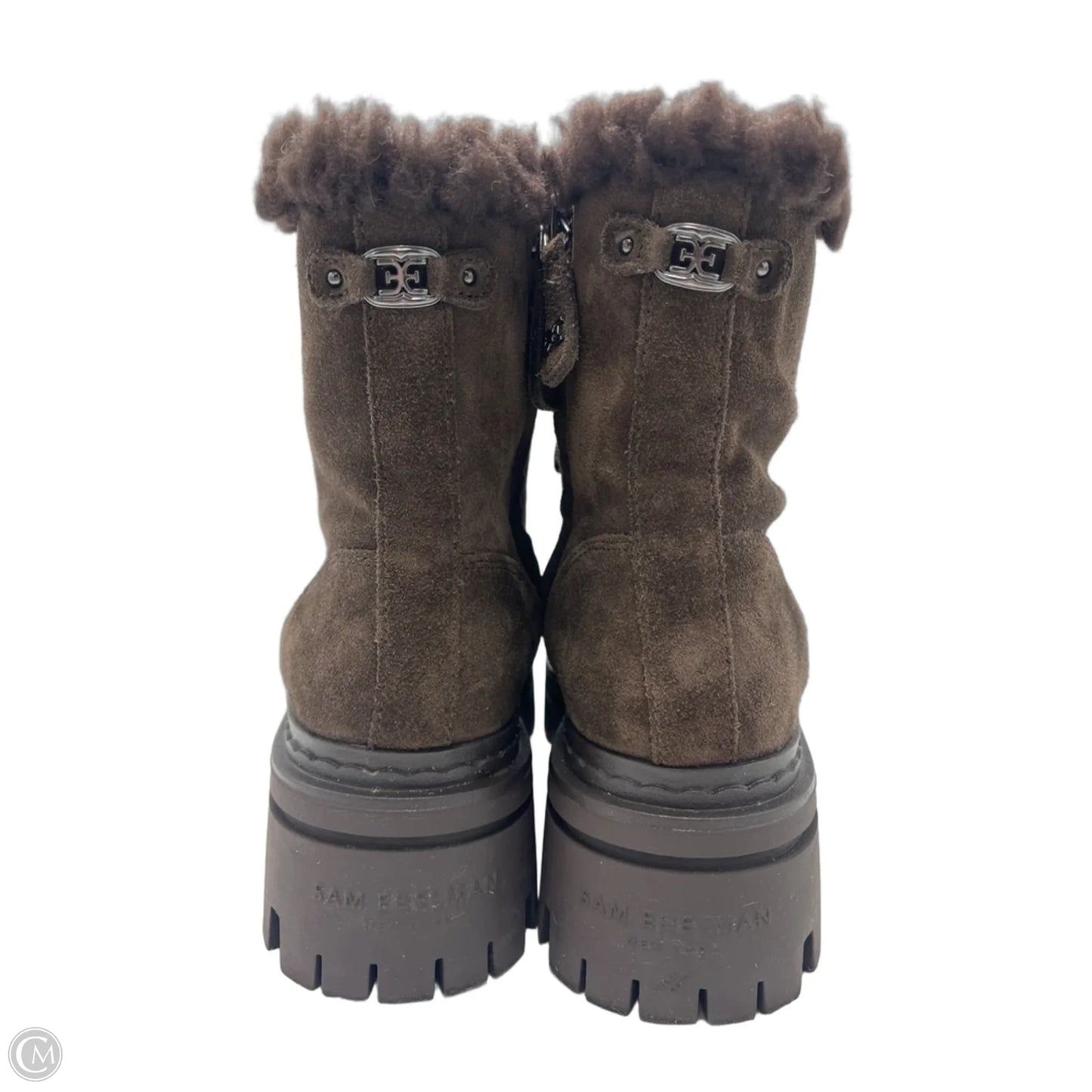 Boots Ankle Flats By Sam Edelman In Brown, Size: 7