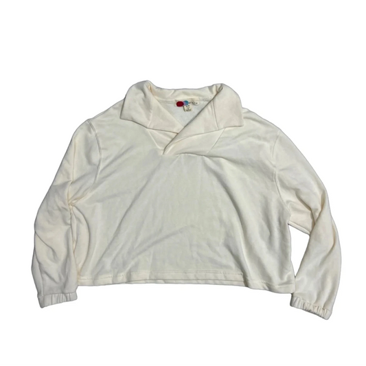 New! Top Long Sleeve By Free People In Cream, Size: M
