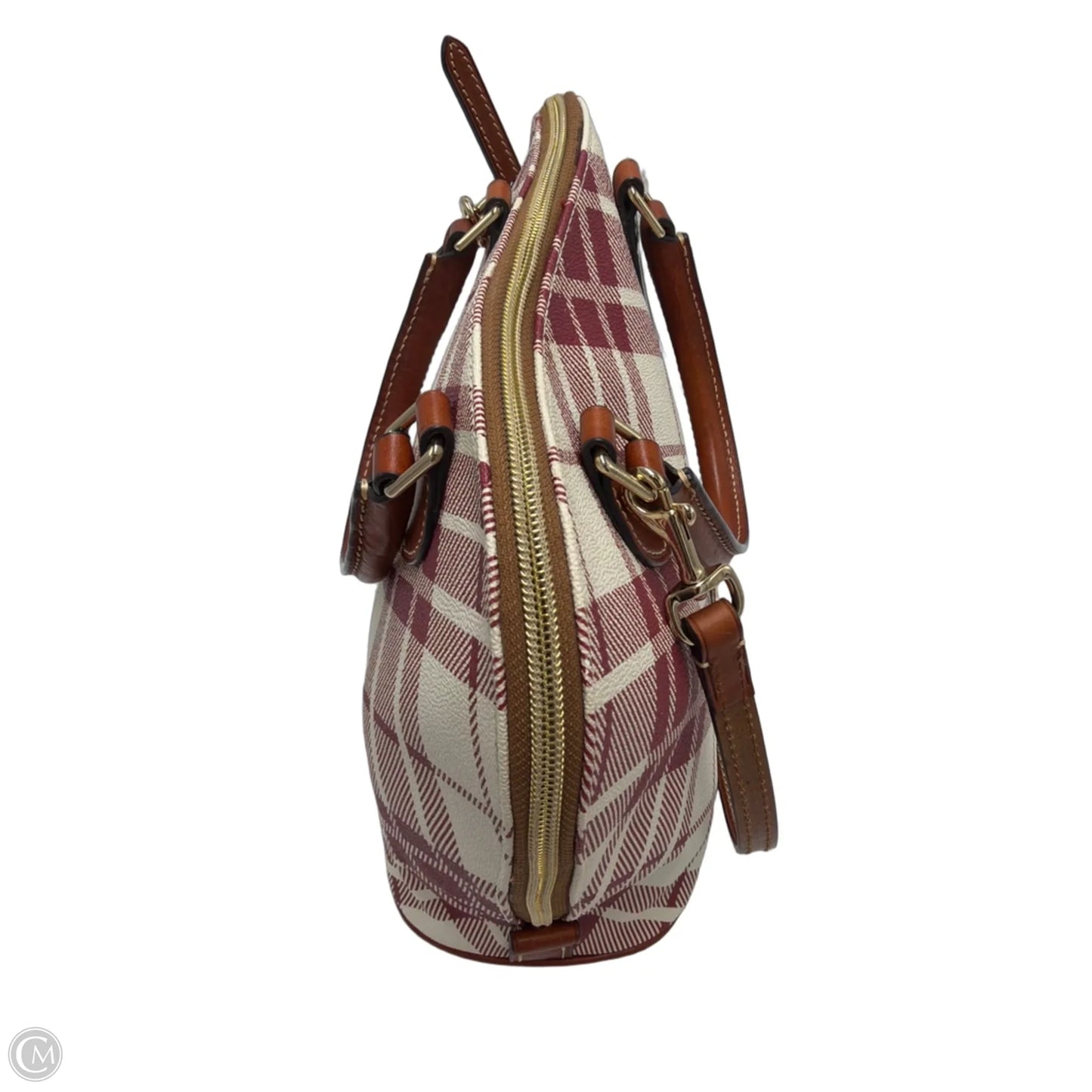 Dooney And Bourke Harding Zip Designer Satchel Handbag