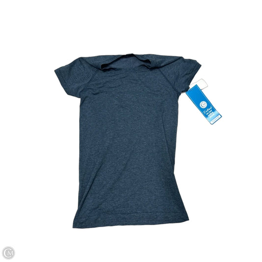 Athletic Top Short Sleeve By Lululemon In Navy, Size: S