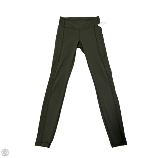 Athletic Leggings By Lululemon In Green, Size: S