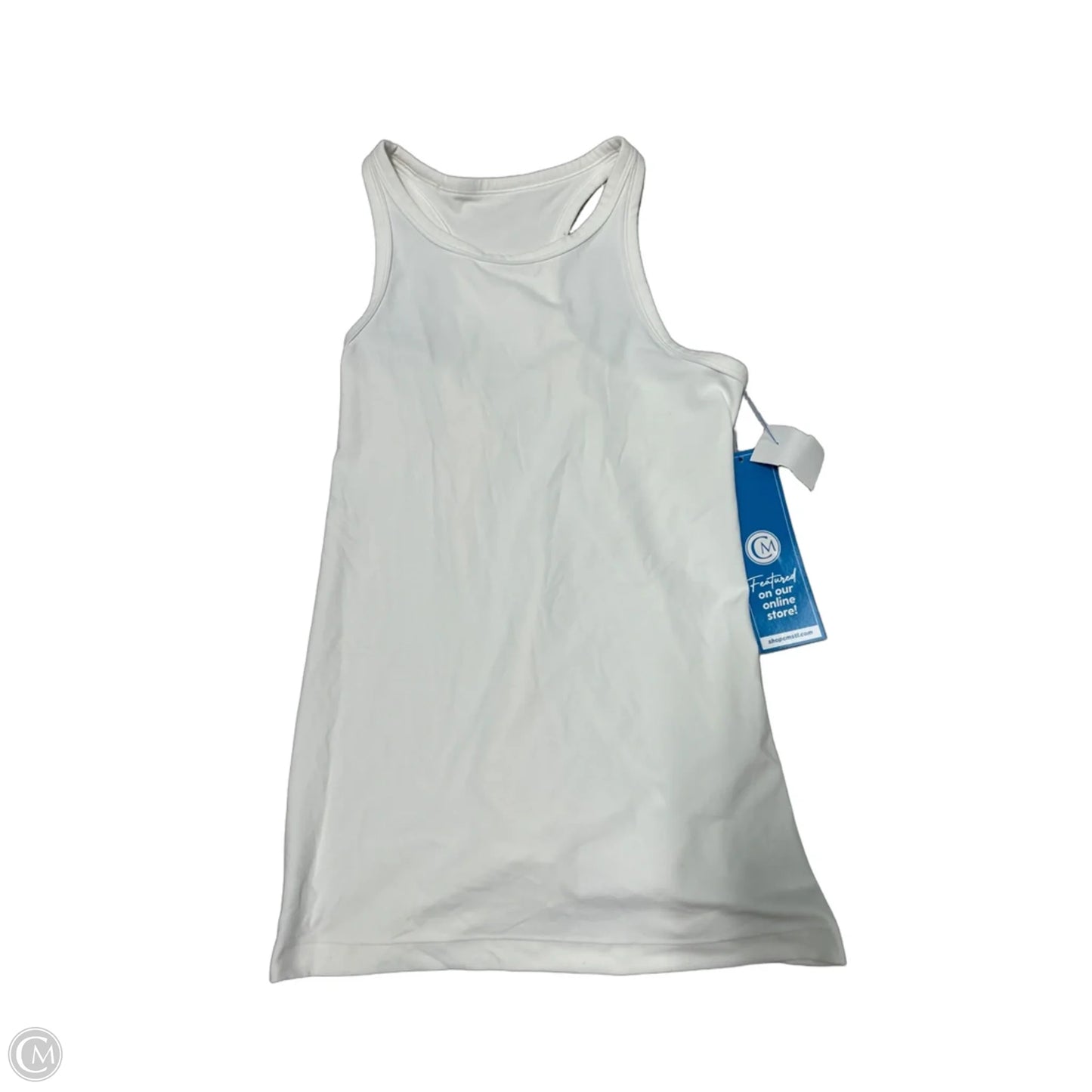 Athletic Tank Top By Lululemon In White, Size: L