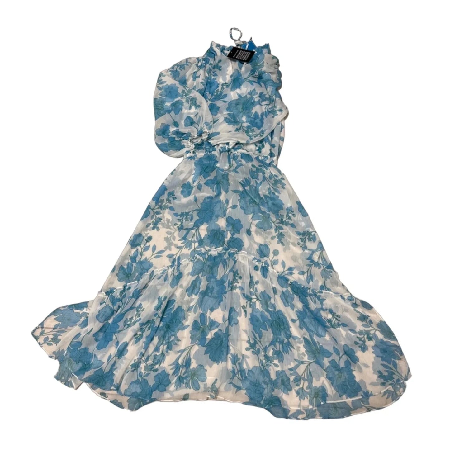 New! Dress Designer By Misa In Blue & White, Size: Xs