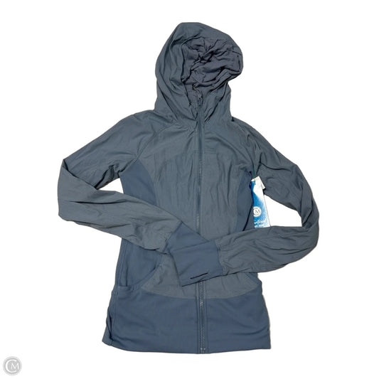 Athletic Jacket By Lululemon In Blue, Size: S