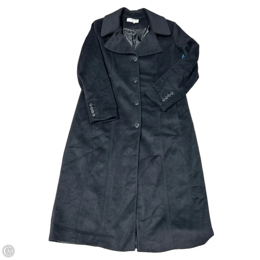 Coat Wool By Anne Klein In Black, Size: Xl