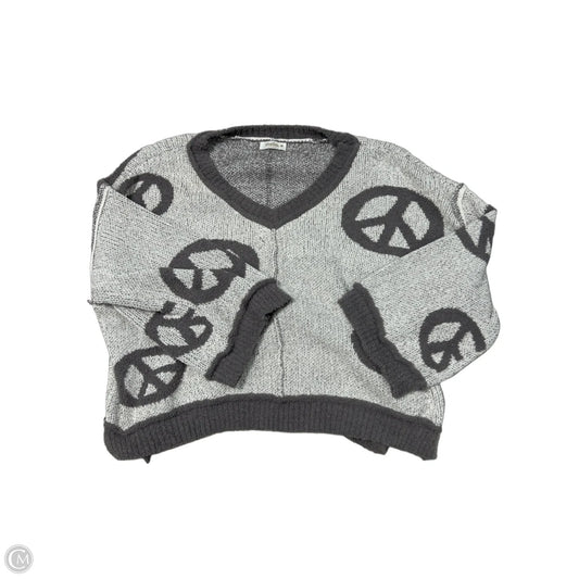 Sweater By Mello In Grey, Size: L