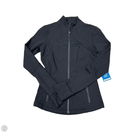 Athletic Jacket By Lululemon In Black, Size: S