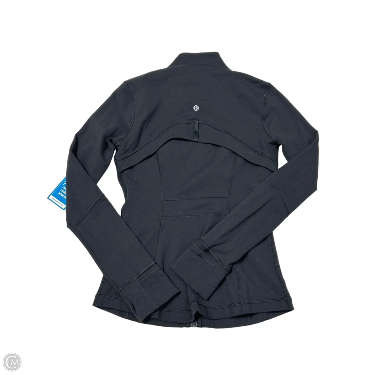 Athletic Jacket By Lululemon In Black, Size: S