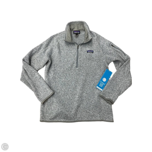 Sweatshirt Collar By Patagonia In Grey, Size: L
