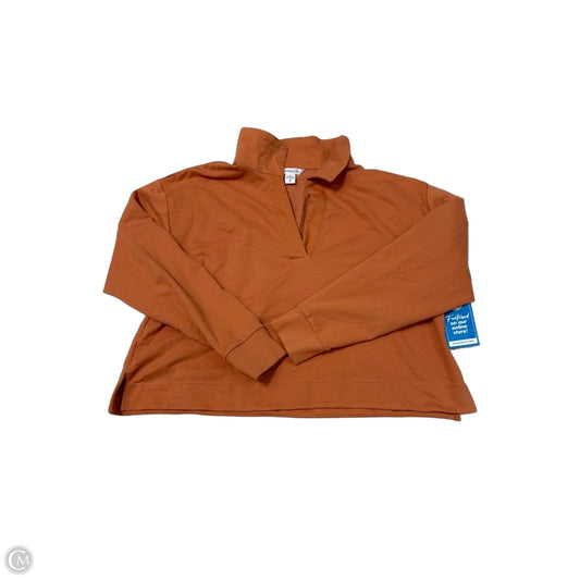 New! Athleta Long-Sleeve Top in Orange, Size M