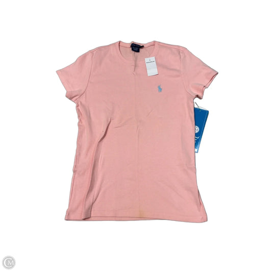 New! Ralph Lauren Short-Sleeve Top in Pink, Size XL