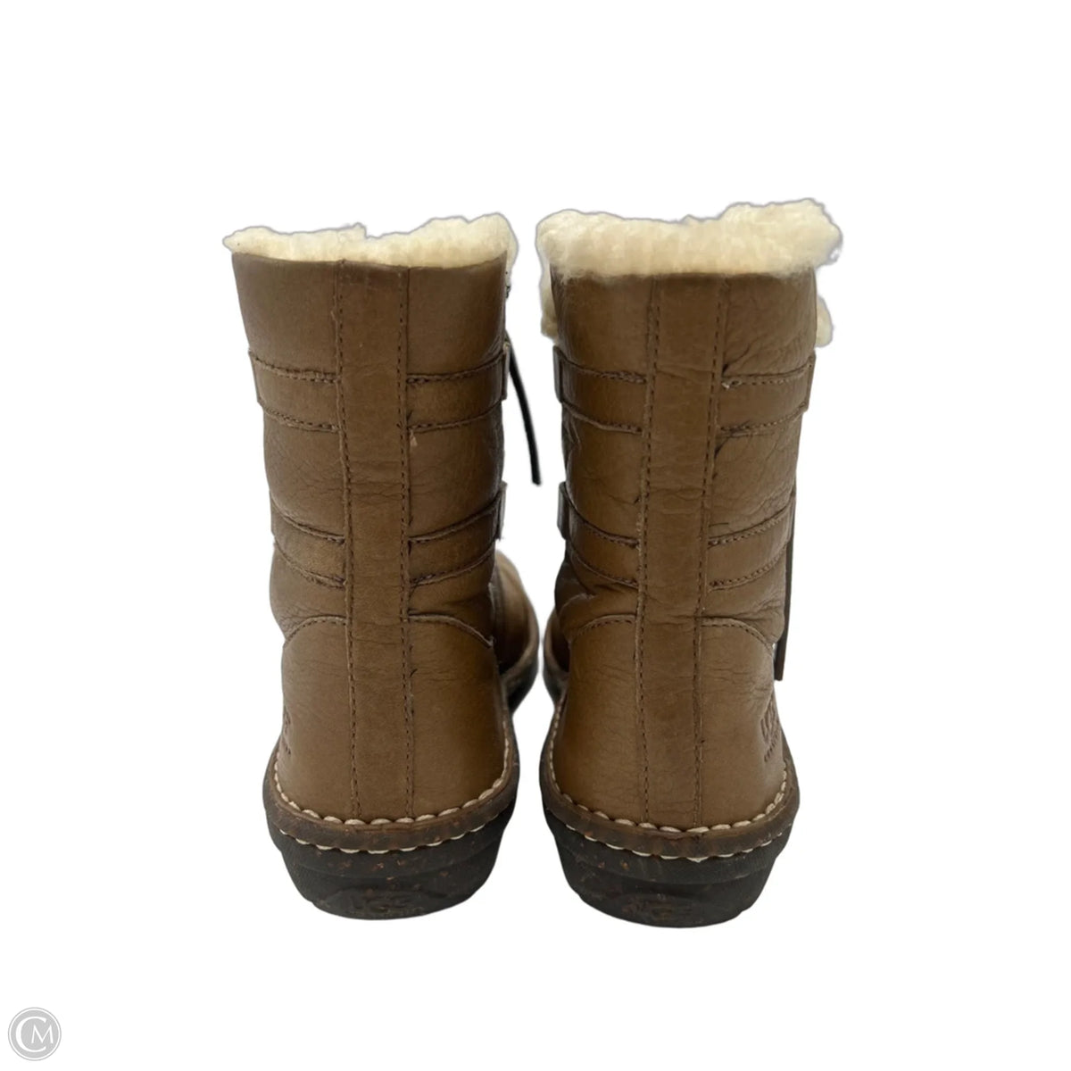 UGG Designer Boots in Brown, Size 9