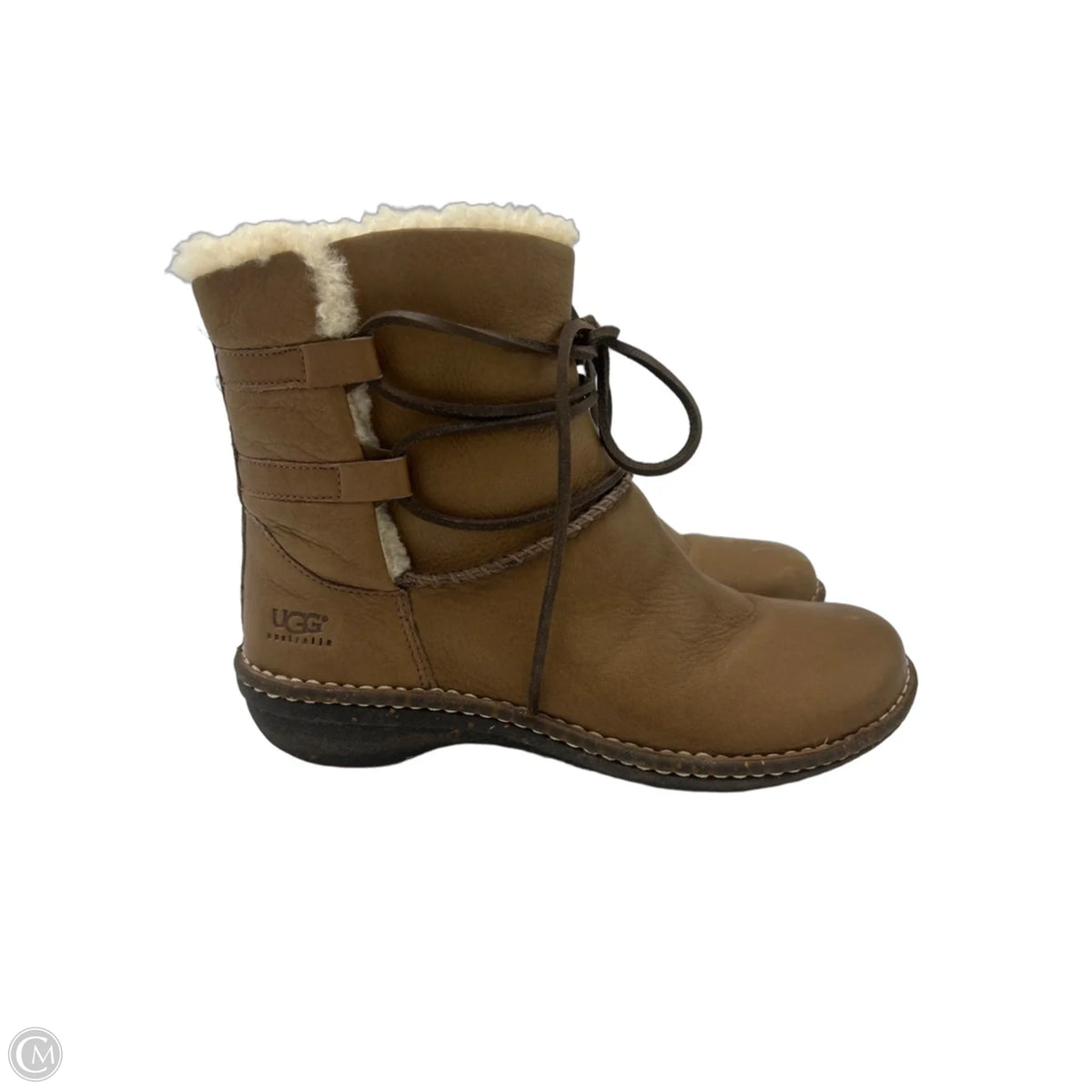 UGG Designer Boots in Brown, Size 9