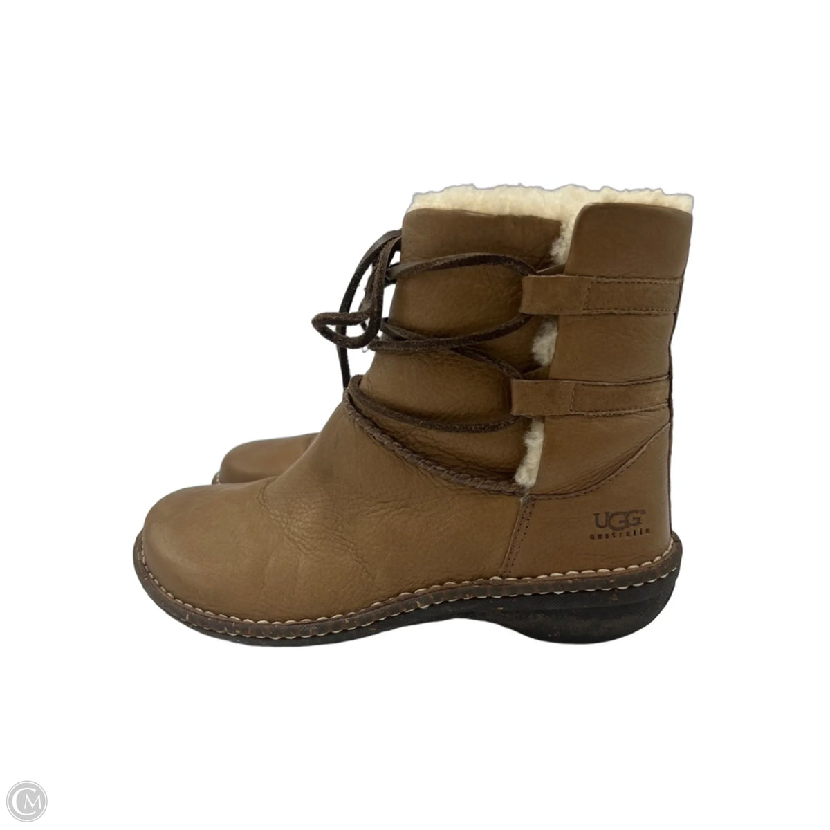 UGG Designer Boots in Brown, Size 9