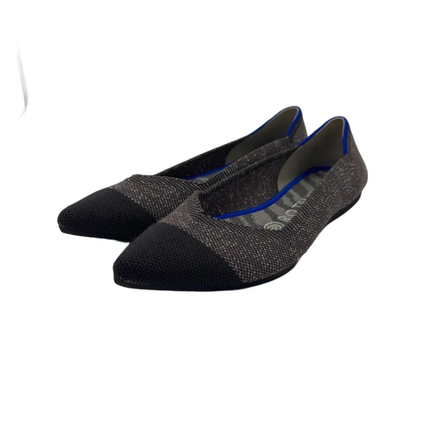 Shoes Flats By Rothys In Black & Tan, Size: 6.5