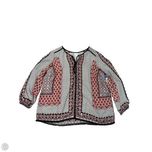 Top Long Sleeve By Dressbarn In Multi-colored, Size: 1x