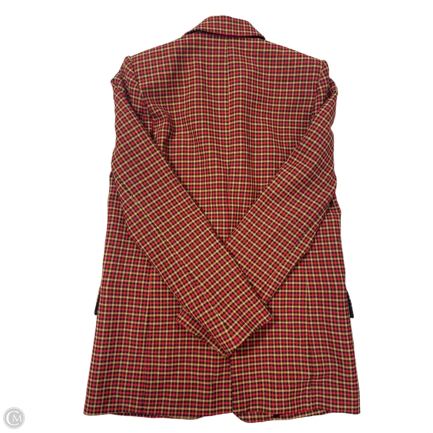Blazer By Zara In Plaid Pattern, Size: Xs