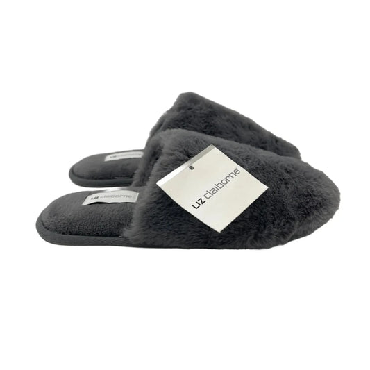 New! Slippers By Liz Claiborne In Grey, Size: 6
