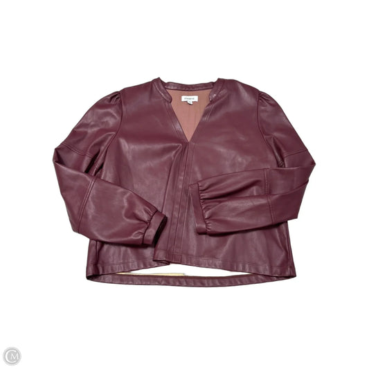 Evereve Long-Sleeve Top in Maroon, Size XL