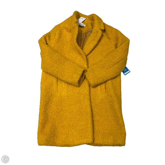 New! Magaschoni Faux Fur & Sherpa Coat in Yellow, Size XS
