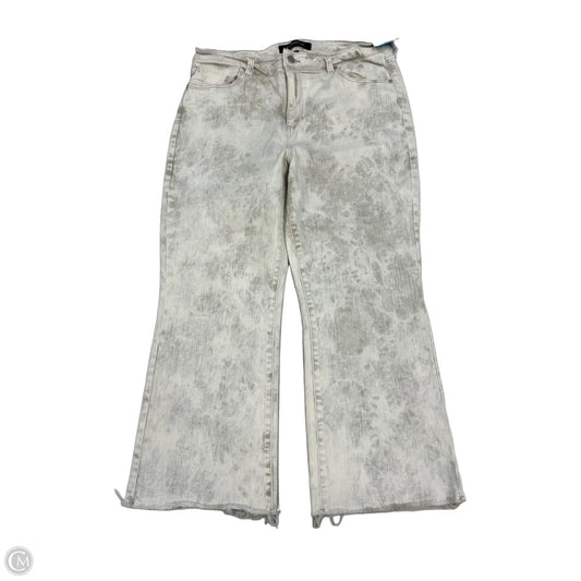 Liverpool Flared Jeans in Cream, Size XL