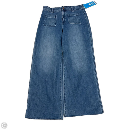 Old Navy Wide-Leg Jeans in Blue Denim, Size 14