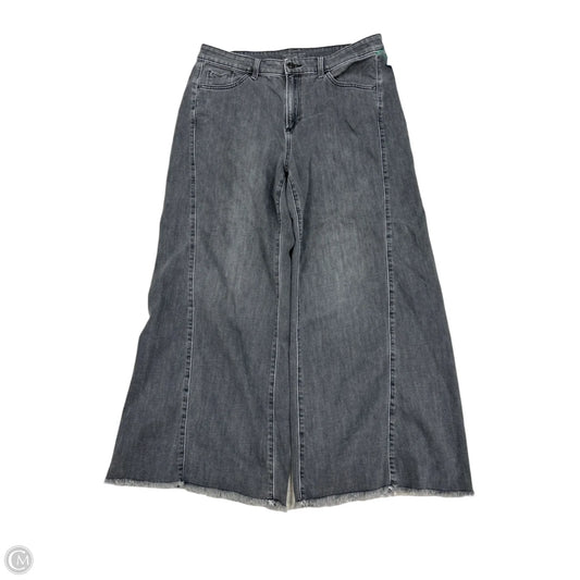 Chico's Wide-Leg Jeans in Grey, Size 14P