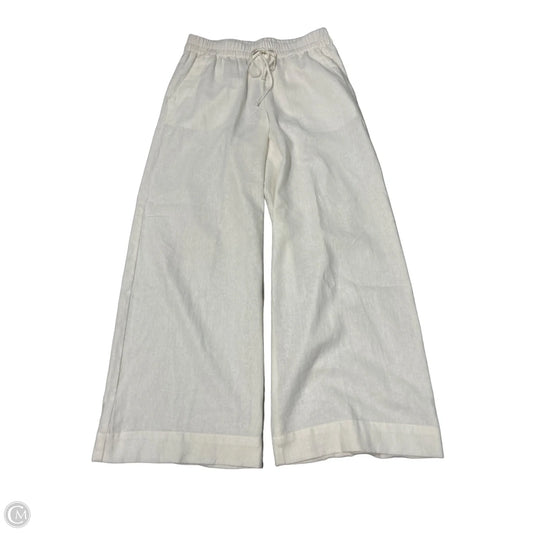 A New Day Linen Pants in White, Size M