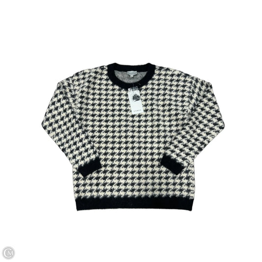 New! Cyrus Sweater in Black & White, Size XS