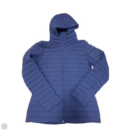 Lululemon Puffer & Quilted Coat in Blue, Size M