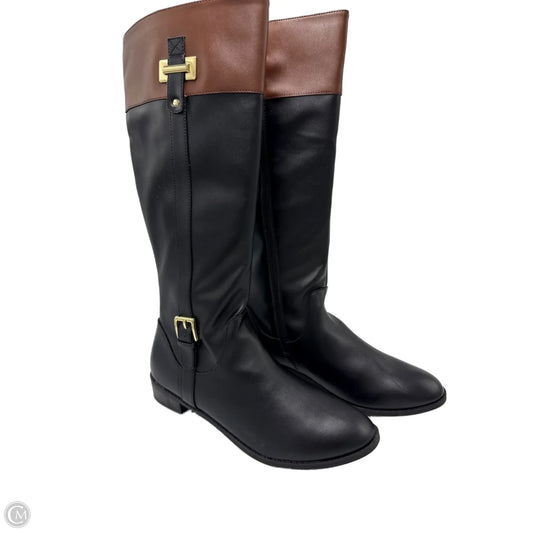 Boots Knee Heels By Karen Scott In Black, Size: 12